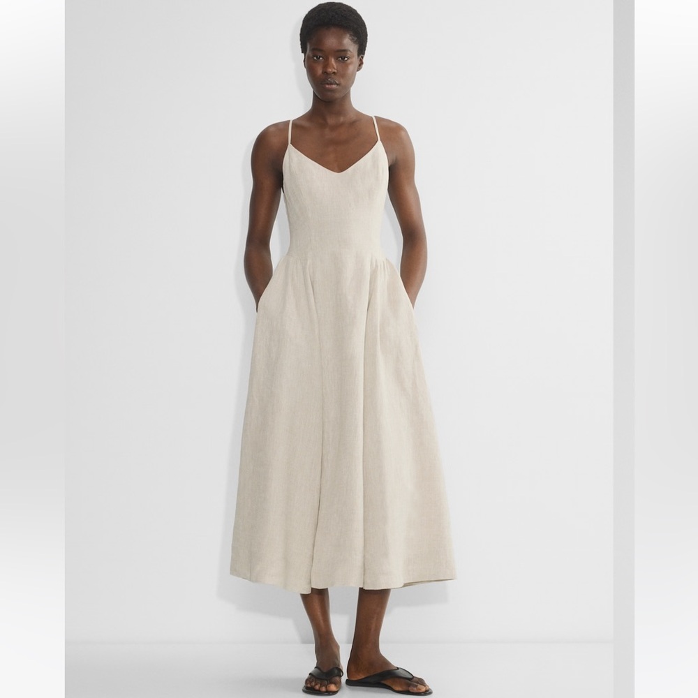 NWT Aritzia Babaton Technique Linen Dress
